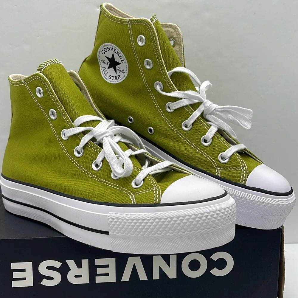 Converse WMNS High Top Platform Sneakers A08286F
CTAS LIFT HI MAGIC FOREST/WHITE - Picture 4 of 16